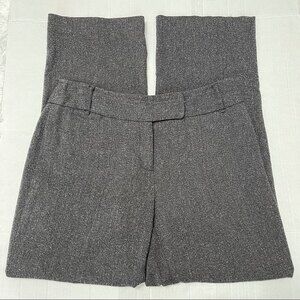Rafaella Studio Trouser Pants Straight Black Dark Grey Office Work Academia 10P